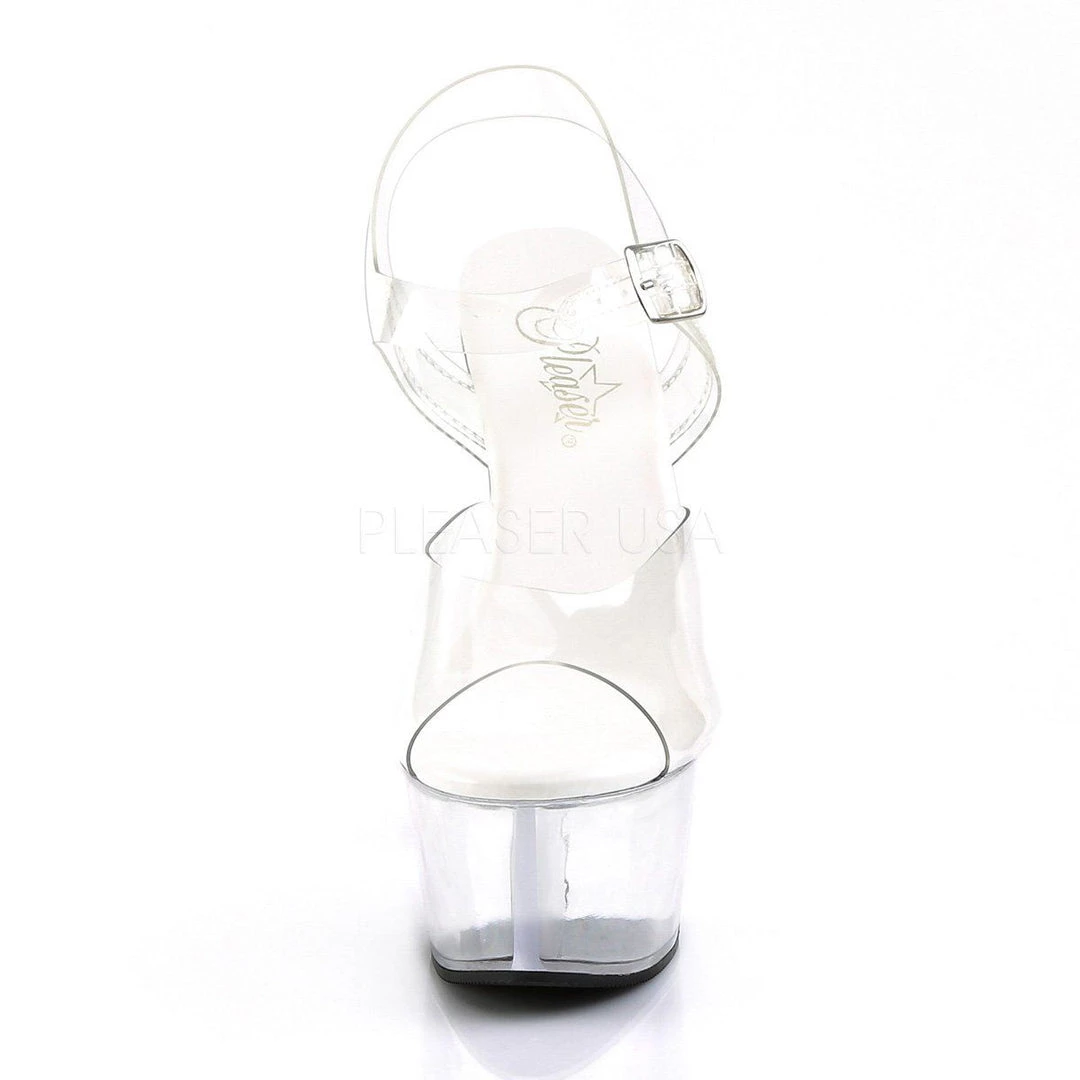 Pleaser ASPIRE-608 Clear Platform Sandal New Arrivals 4 Pleaser ASPIRE-608 Clear Platform Sandal New Arrivals