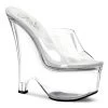 Pleaser Shoes BEAU-601 Clear Platform Sandal