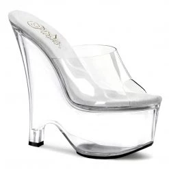 Pleaser Shoes BEAU-601 Clear Platform Sandal