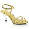 Fabulicious BELLE-316 Gold Metallic Pu/Clear
