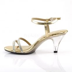 Fabulicious BELLE-316 Gold Metallic Pu/Clear
