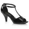 Fabulicious BELLE-371 Black Patent