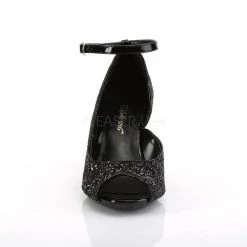 Fabulicious Shoes BELLE-381G Black Glitter