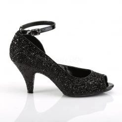 Fabulicious Shoes BELLE-381G Black Glitter