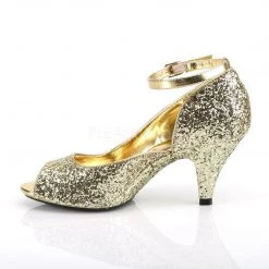 Fabulicious Shoes BELLE-381G Gold Glitter