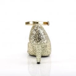 Fabulicious Shoes BELLE-381G Gold Glitter
