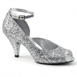 Fabulicious BELLE-381G Silver Glitter