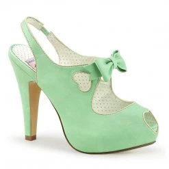 Pin Up Couture BETTIE-03 Mint Faux Leather