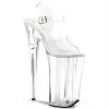Pleaser BEYOND-008 Clear Platform Sandal Shoes 2 Pleaser BEYOND-008 Clear Platform Sandal Shoes