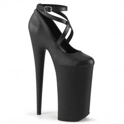 Pleaser Shoes BEYOND-087 Black Faux Leather Pump