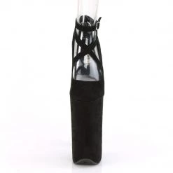 Pleaser Shoes BEYOND-087FS Black Faux Suede/Black Faux Suede Pump