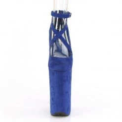 Pleaser Shoes BEYOND-087FS Royal Blue FauxSuede/Royal Blue Faux Suede Pump