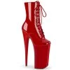 Pleaser BEYOND-1020 Red Patent Ankle Boot 2 Pleaser BEYOND-1020 Red Patent Ankle Boot