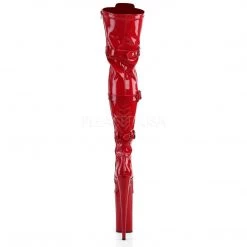 Pleaser BEYOND-3028 Red Stretch Patent/Red Boot Boots