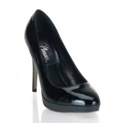 Pin Up Couture BLISS-30 Black Patent Shoes 11 Pin Up Couture BLISS-30 Black Patent Shoes