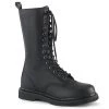 Demonia Boots BOLT-300 Black Vegan Leather Mid-Calf Boot