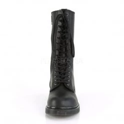 Demonia Boots BOLT-300 Black Vegan Leather Mid-Calf Boot