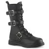 Demonia Coming Soon (Pre-Order) BOLT-330 Black Vegan Leather Mid-Calf Boot