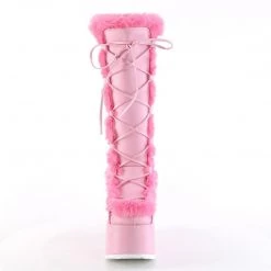 Archive CAMEL-311 Baby Pink Vegan Leather Boots