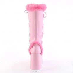 Archive CAMEL-311 Baby Pink Vegan Leather Boots