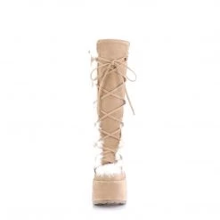 Demonia Boots CAMEL-311 Camel Vegan Suede