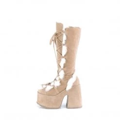 Demonia Boots CAMEL-311 Camel Vegan Suede 9 Demonia Boots CAMEL-311 Camel Vegan Suede