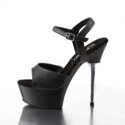 Pleaser CAPTIVA-609 Black Faux Leather Platform Sandal Shoes 10 Pleaser CAPTIVA-609 Black Faux Leather Platform Sandal Shoes