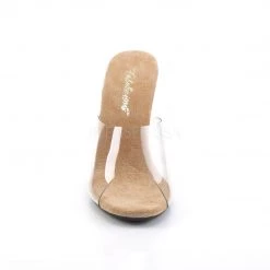 Fabulicious CARESS-401 Clear-Tan/Clear Shoes