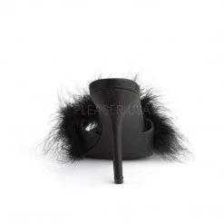 Fabulicious Shoes CLASSIQUE-01F Black Pu-Fur