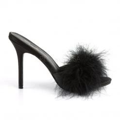 Fabulicious Shoes CLASSIQUE-01F Black Pu-Fur