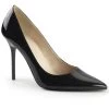 Pleaser CLASSIQUE-20 Black Patent Pump