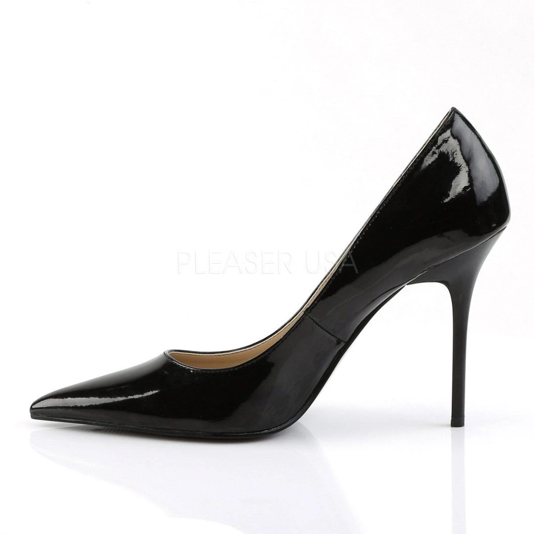 Pleaser CLASSIQUE-20 Black Patent Pump 5 Pleaser CLASSIQUE-20 Black Patent Pump