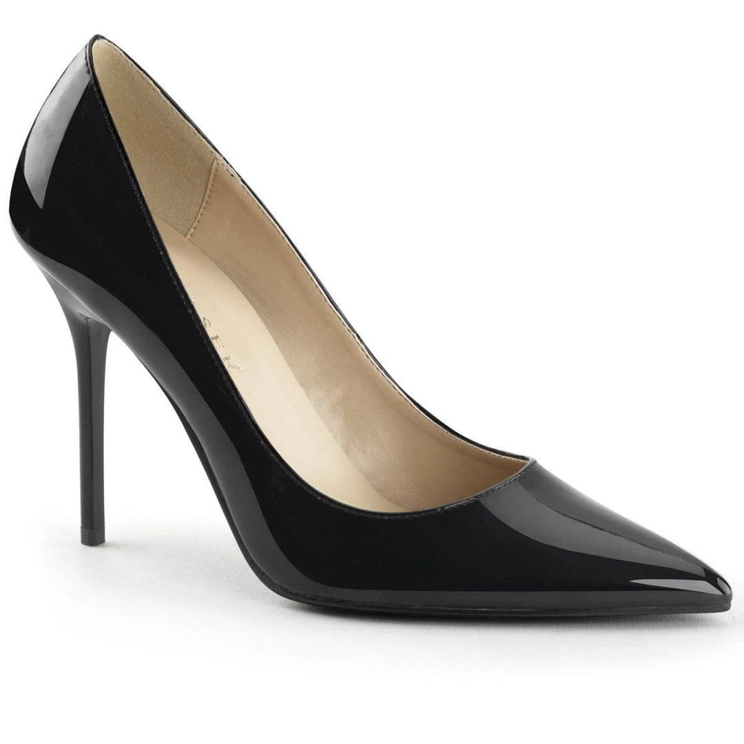Pleaser CLASSIQUE-20 Black Patent Pump 8 Pleaser CLASSIQUE-20 Black Patent Pump