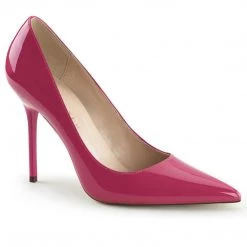 Pleaser CLASSIQUE-20 Hot Pink Patent Pump Shoes
