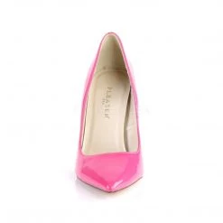 Pleaser CLASSIQUE-20 Hot Pink Patent Pump Shoes