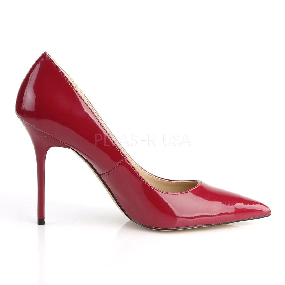 Pleaser CLASSIQUE-20 Raspberry Patent Pump 7 Pleaser CLASSIQUE-20 Raspberry Patent Pump