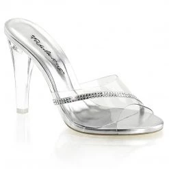 Fabulicious CLEARLY-401R Clear Lucite Shoes
