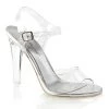 Fabulicious Shoes CLEARLY-408 Clear Lucite