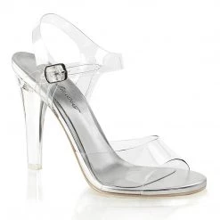 Fabulicious Shoes CLEARLY-408 Clear Lucite
