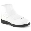 Funtasma Boots CLONE-102 White Faux Leather