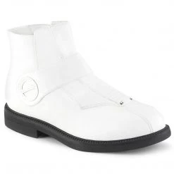 Funtasma Boots CLONE-102 White Faux Leather
