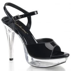 Fabulicious COCKTAIL-509 Black/Clear Shoes