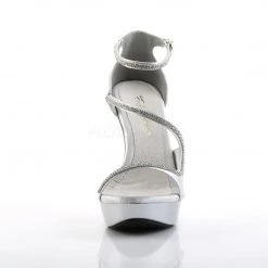 Fabulicious COCKTAIL-526 Silver Satin