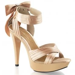 Fabulicious Shoes COCKTAIL-568 Champagne Satin