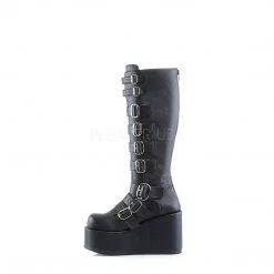 Demonia CONCORD-108 Black Vegan Leather Knee Boot Boots