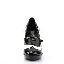Funtasma Shoes CONTESSA-06 Black-White Patent