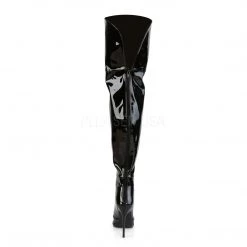 Pleaser COURTLY-3012 Black Patent Thigh Boot Boots 11 Pleaser COURTLY-3012 Black Patent Thigh Boot Boots