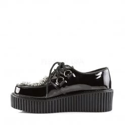 Demonia CREEPER-108 Black Patent-Pvc Creeper New Arrivals