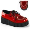 Demonia New Arrivals CREEPER-108 Red Patent-Pvc Creeper