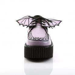 Demonia CREEPER-205 Lavender Vegan Leather Creeper Shoes